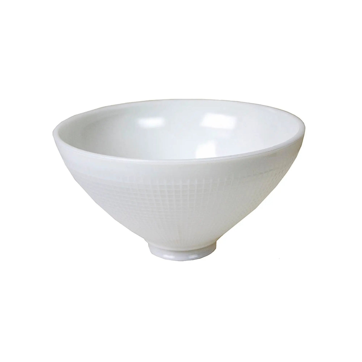 Ies Glass Lamp Shade | 6 Inch Diameter | Milky White | Stiffel Compatible