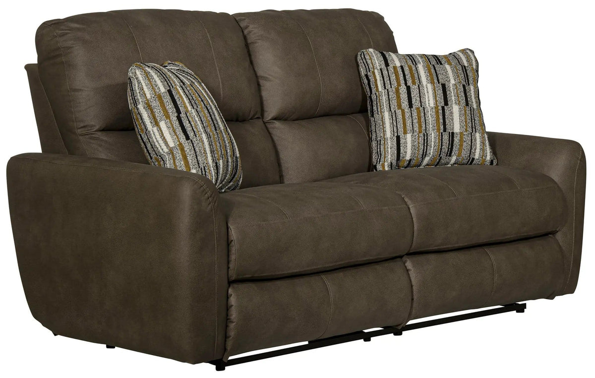 Dorian Reclining Loveseat | 4 Pieces | Faux Leather & Fabric | Living Room