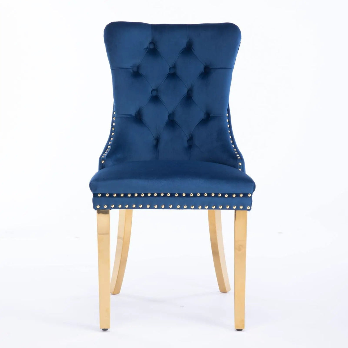 Dining Chair | Tufted Upholstery | Solid Wood Frame | Set Of 2