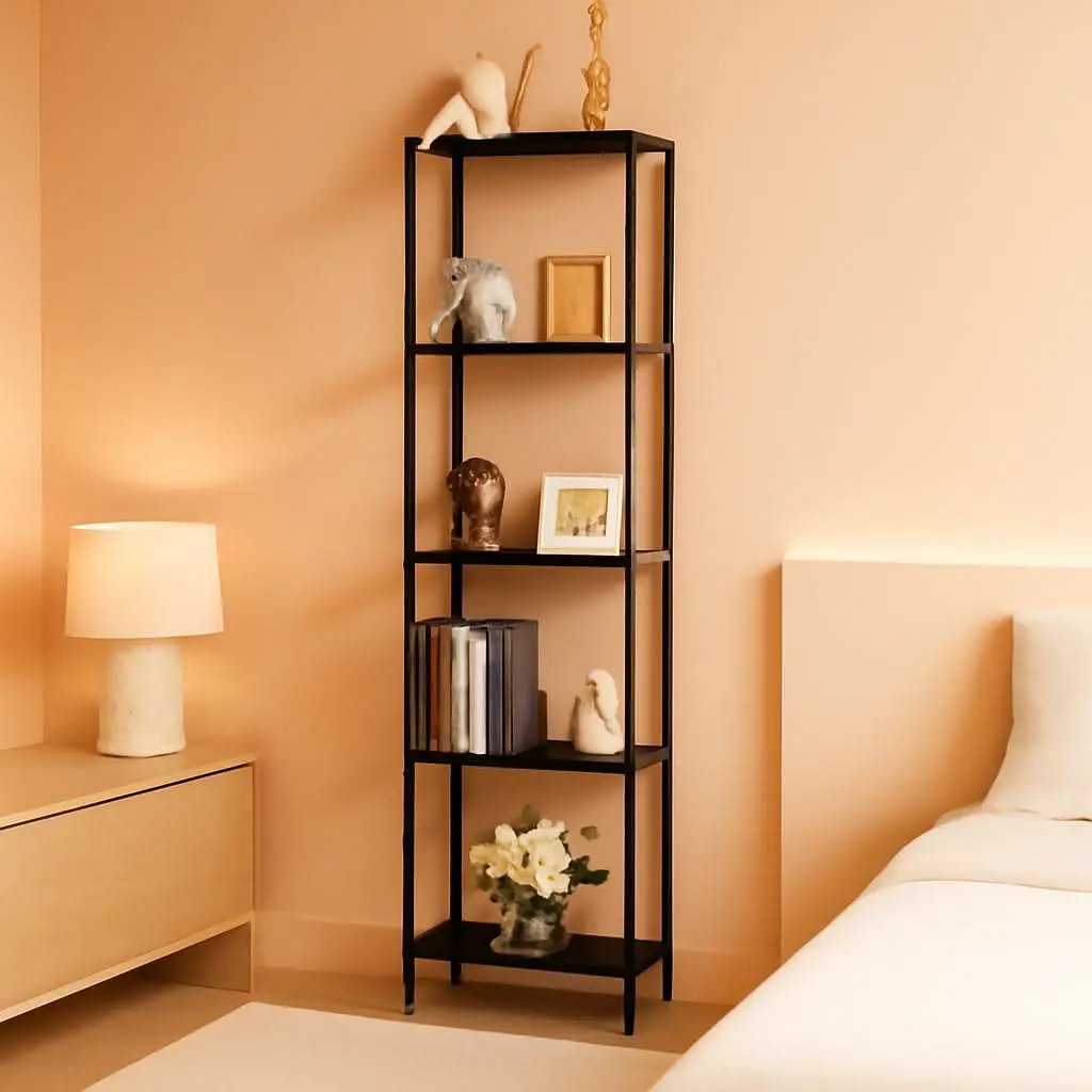 65 Inch Corner Shelf Stand 5 Tier Bookshelf For Home from PriceLows™