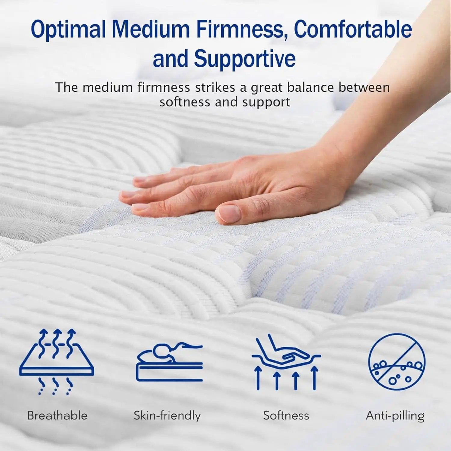 Queen 14 Inch UltraHighDensity Memory Foam Mattress from PriceLows™