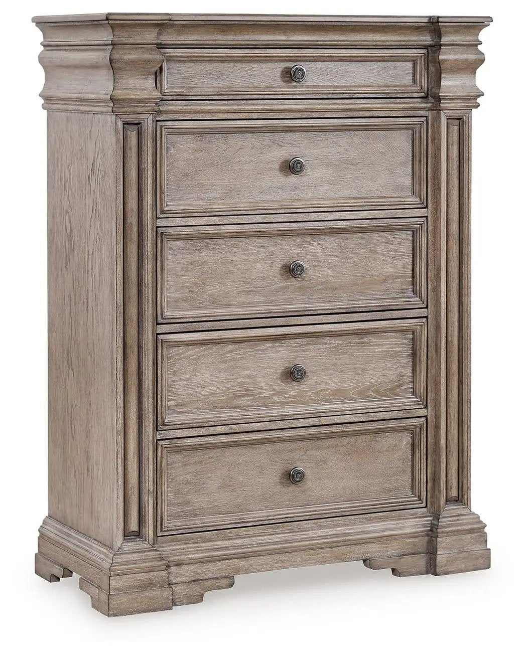 Blairhurst Panel Bedroom Set | 4-Piece | Casual Traditional Style | Oak And Ash Veneer