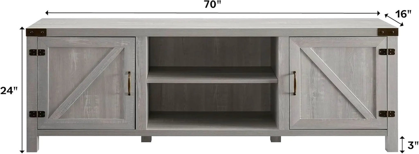 Georgetown Modern Farmhouse 70 Inch TV Stand Stone Grey from PriceLows™