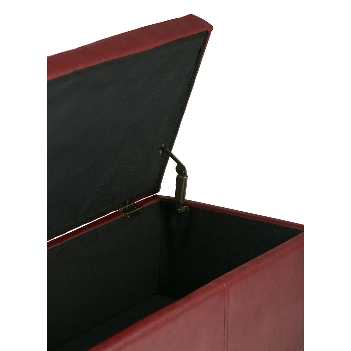 Storage Ottoman Bench | Solid Wood Frame | High Density Foam