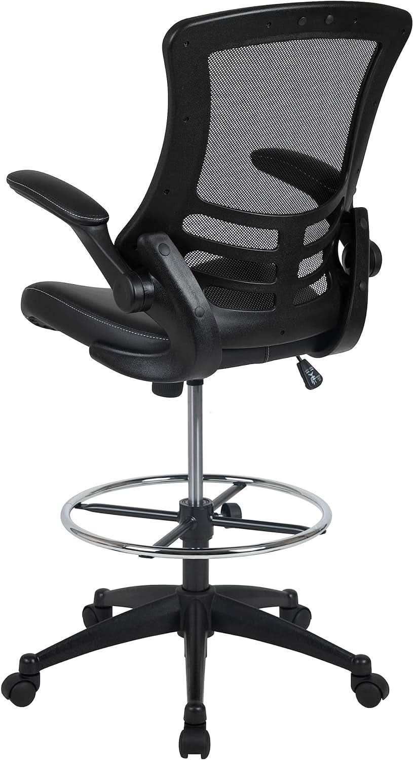 Kelista Mid Back Swivel Ergonomic Office Chair Black from PriceLows™