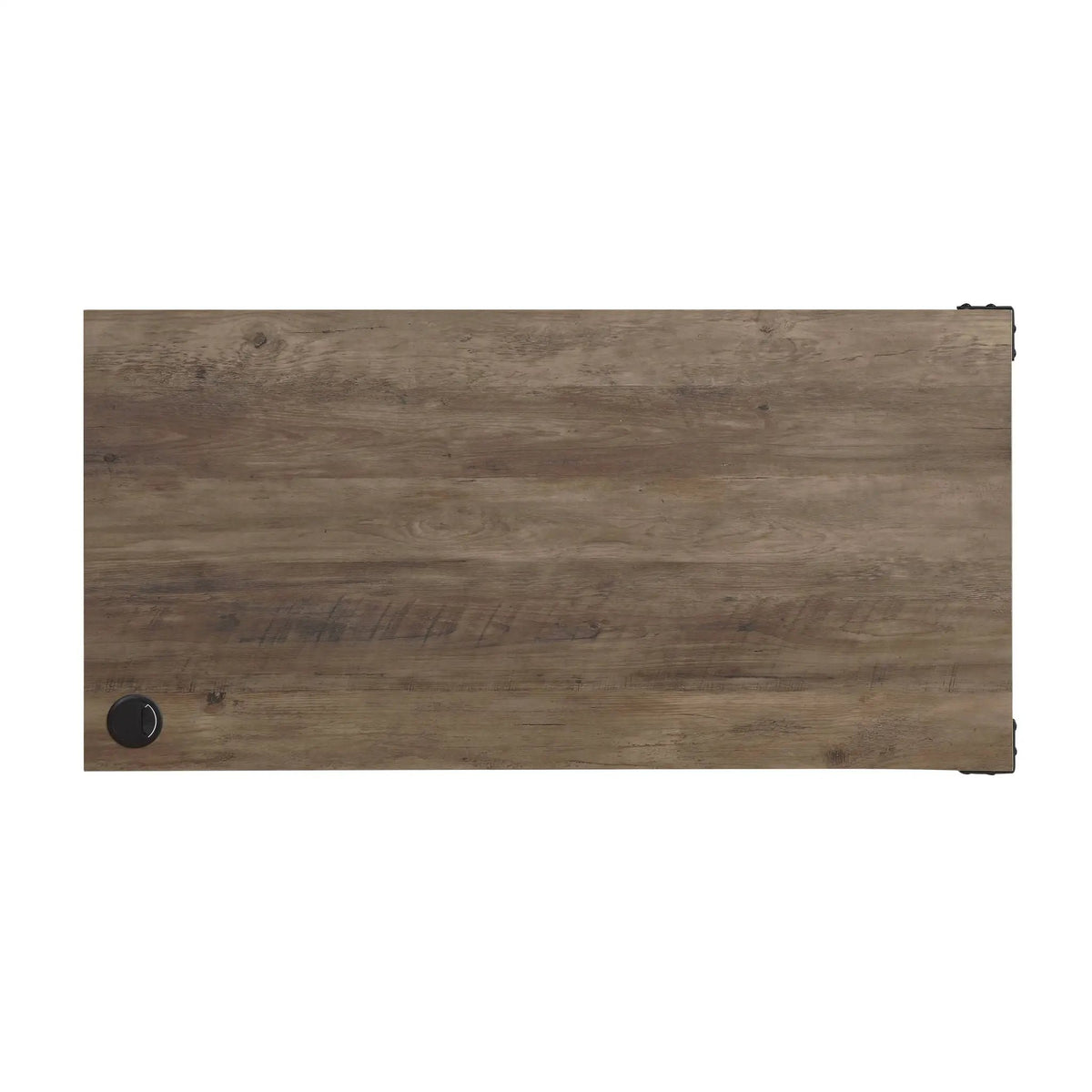 Zakwani Writing Desk | 48 Inch Width | Wood Finish | Sliding Barn Door Storage