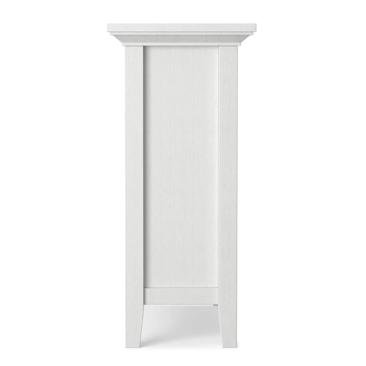 Redmond Low Storage Cabinet | Handcrafted Solid Wood | Tapered Legs | Two Adjustable Shelves