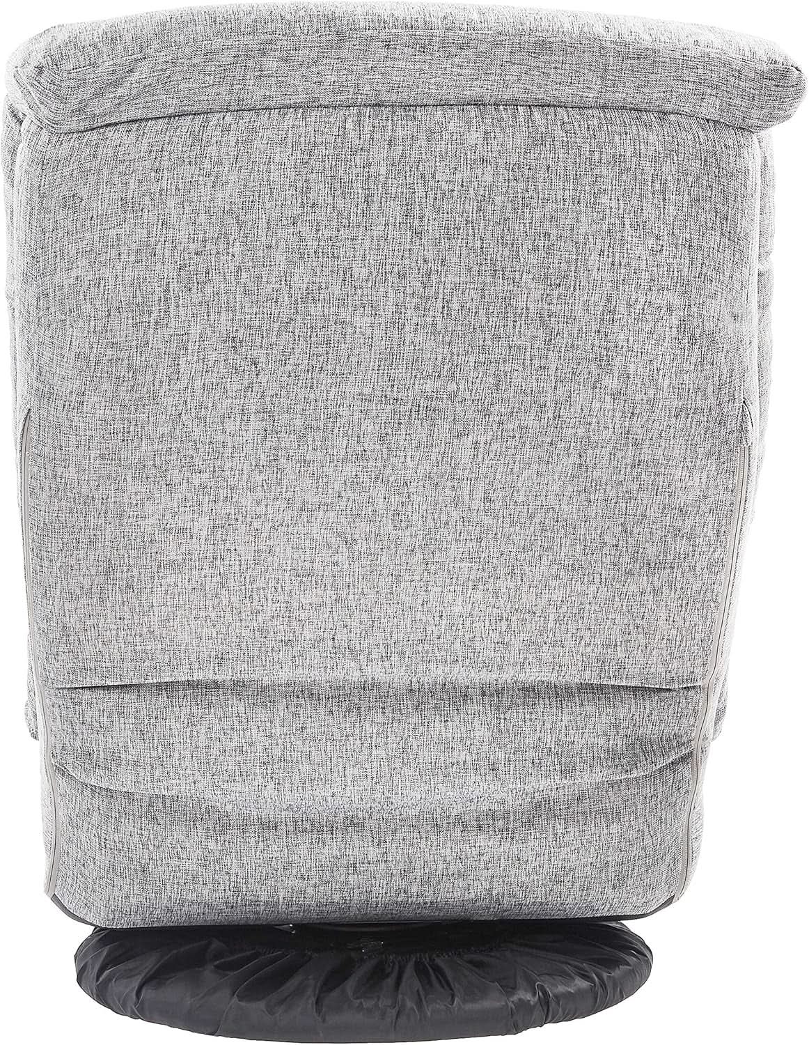 Grey Adjustable Swivel Ergonomic Headrest Lounge Chair from PriceLows™