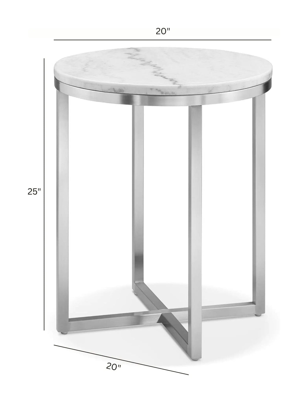 Esme Round Table | 2 Pieces | Marble | Living Room