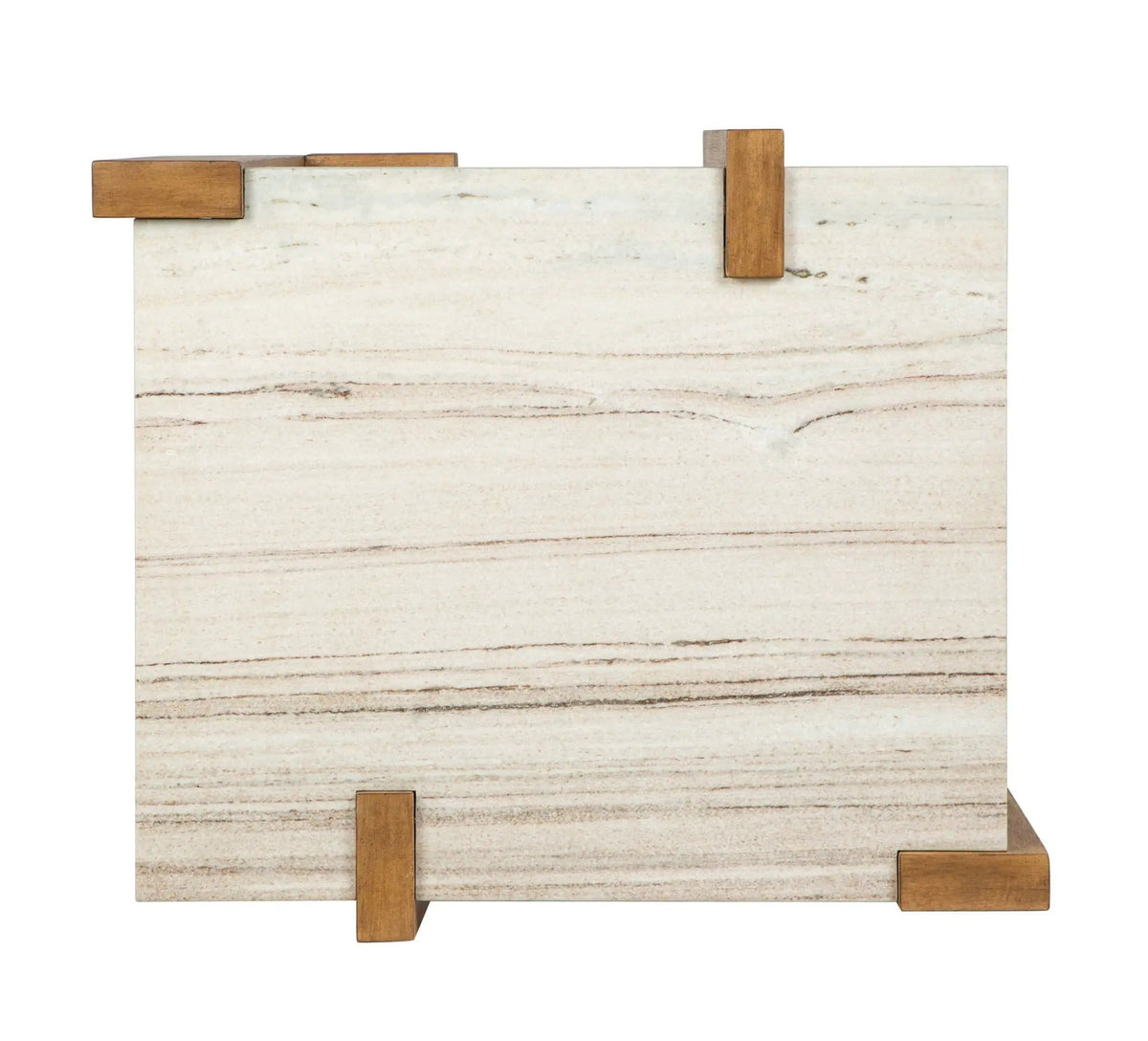 Carrington Rectangular Table | 3 Pieces | Oak Veneer & Granite | Living Room
