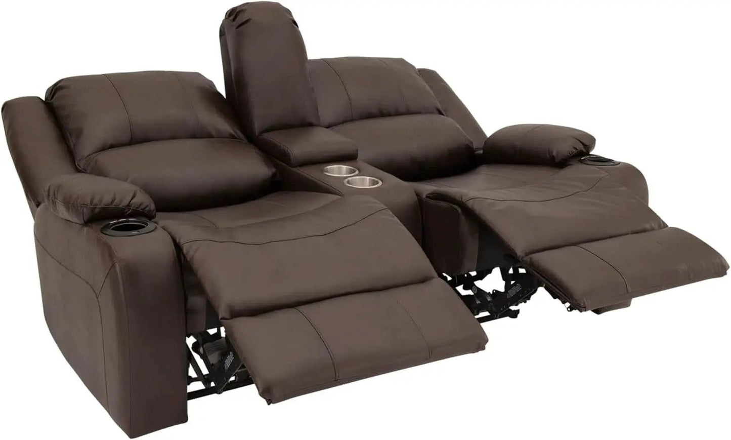 Powered Wall Hugger RV Recliner Sofa Loveseat 67In Chestnut from PriceLows™