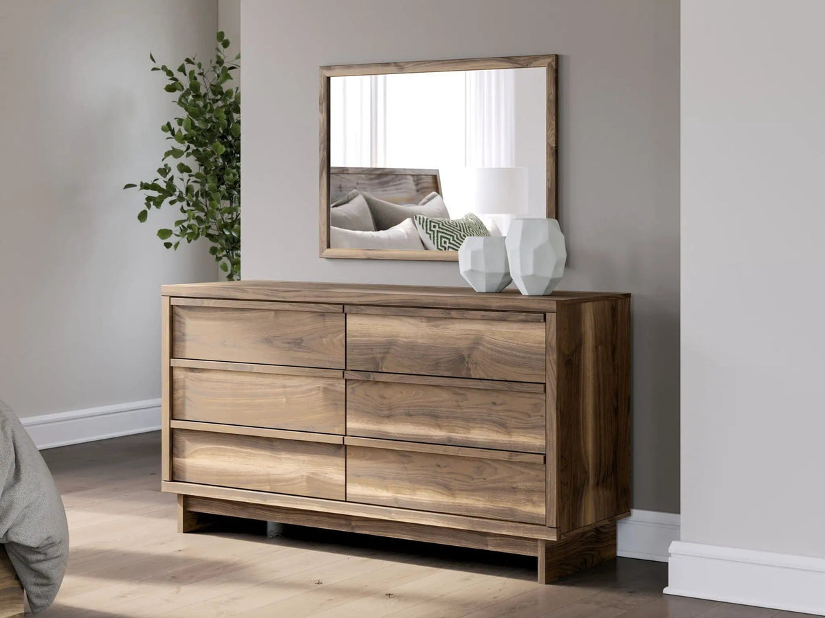Chirason Six Drawers Dresser | 2 Pieces | Bedroom Furniture | Bedroom