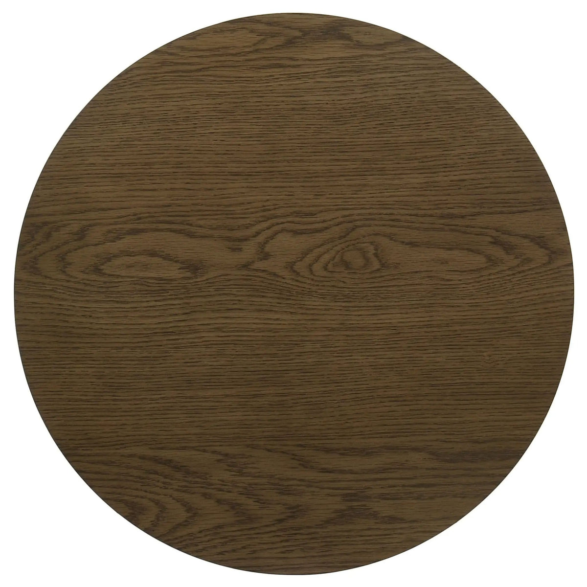 Kessler 2-piece Round Sculptural Wood Coffee Table Set | 2-Piece Set | Rubberwood & Engineered Wood | Brown