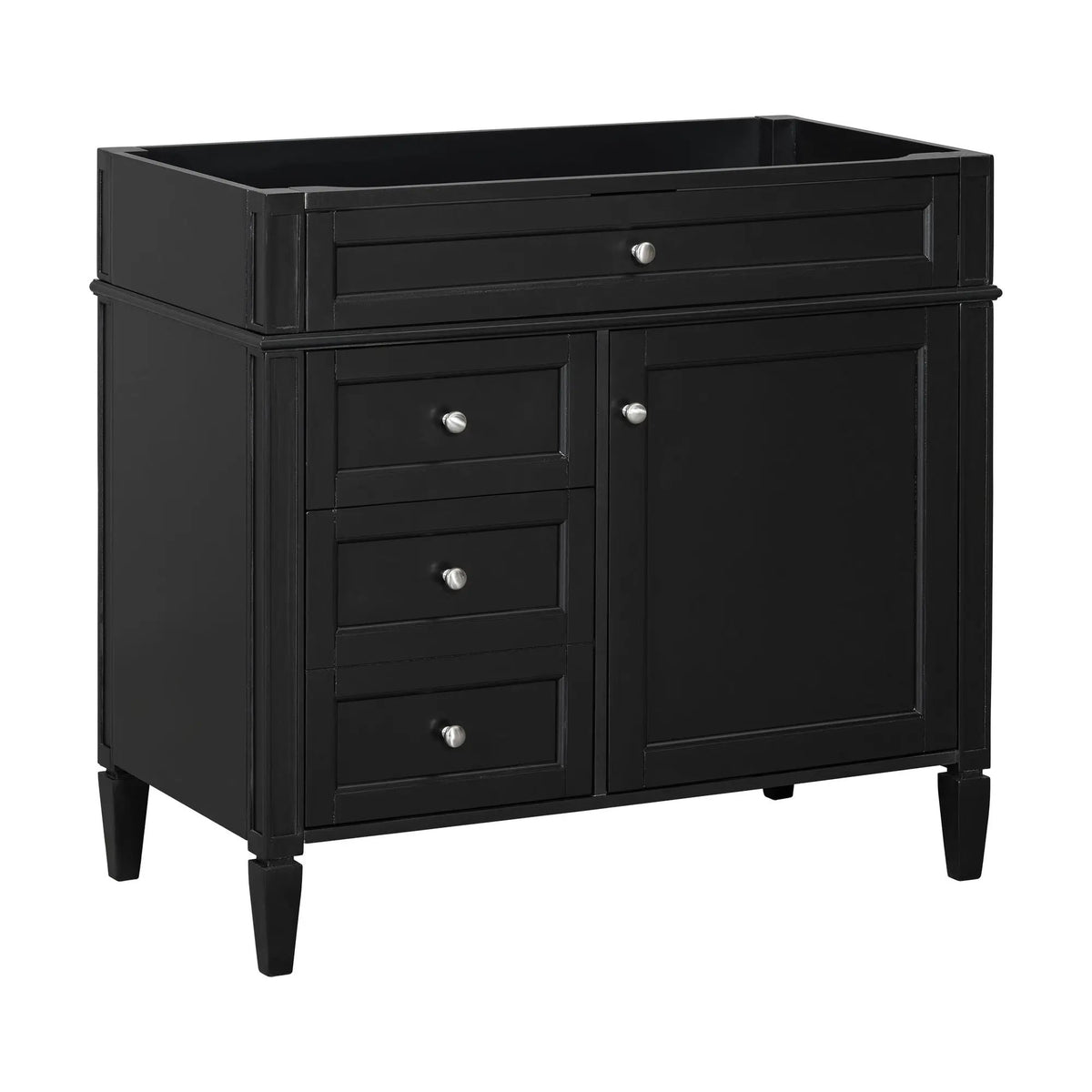 Bathroom Vanity | 3 Drawers | Blue Finish | Tip Out