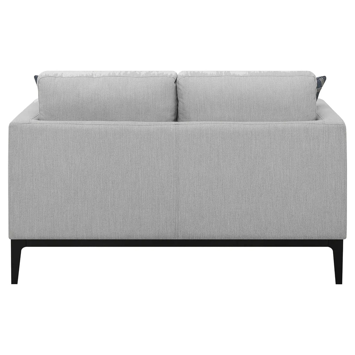 Apperson Upholstered Track Arm Loveseat Light | 56 x 34.25 x 36 in | Living Room Furniture | Grey