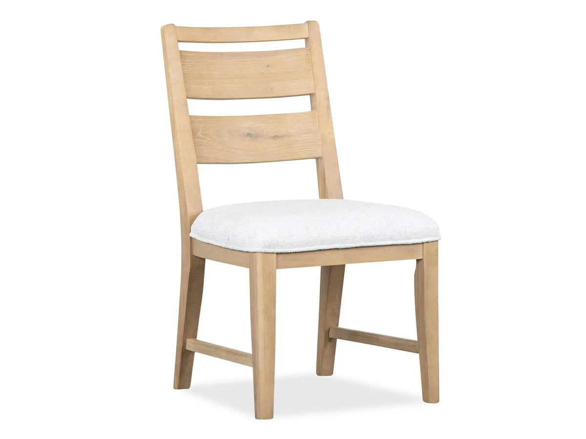 Somerset Dining Side Chairs | Set Of 2 | Butternut And Omari Natural | Upholstered Seat