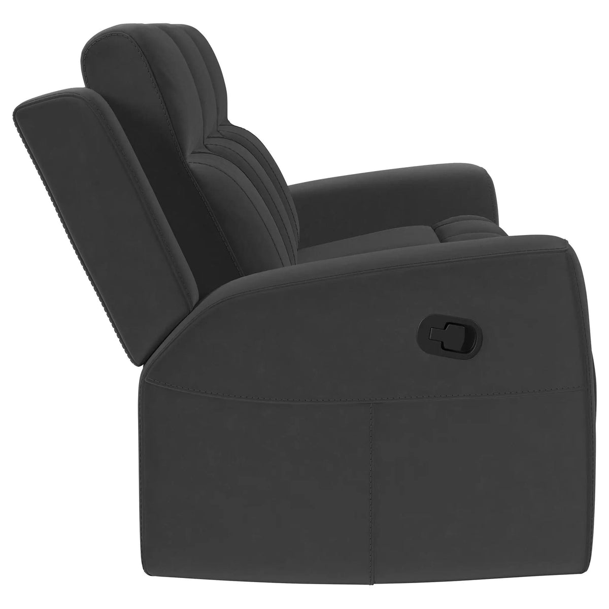Brentwood 2-piece Upholstered Reclining Sofa Set | 2-Piece Set | Living Room Furniture | Charcoal