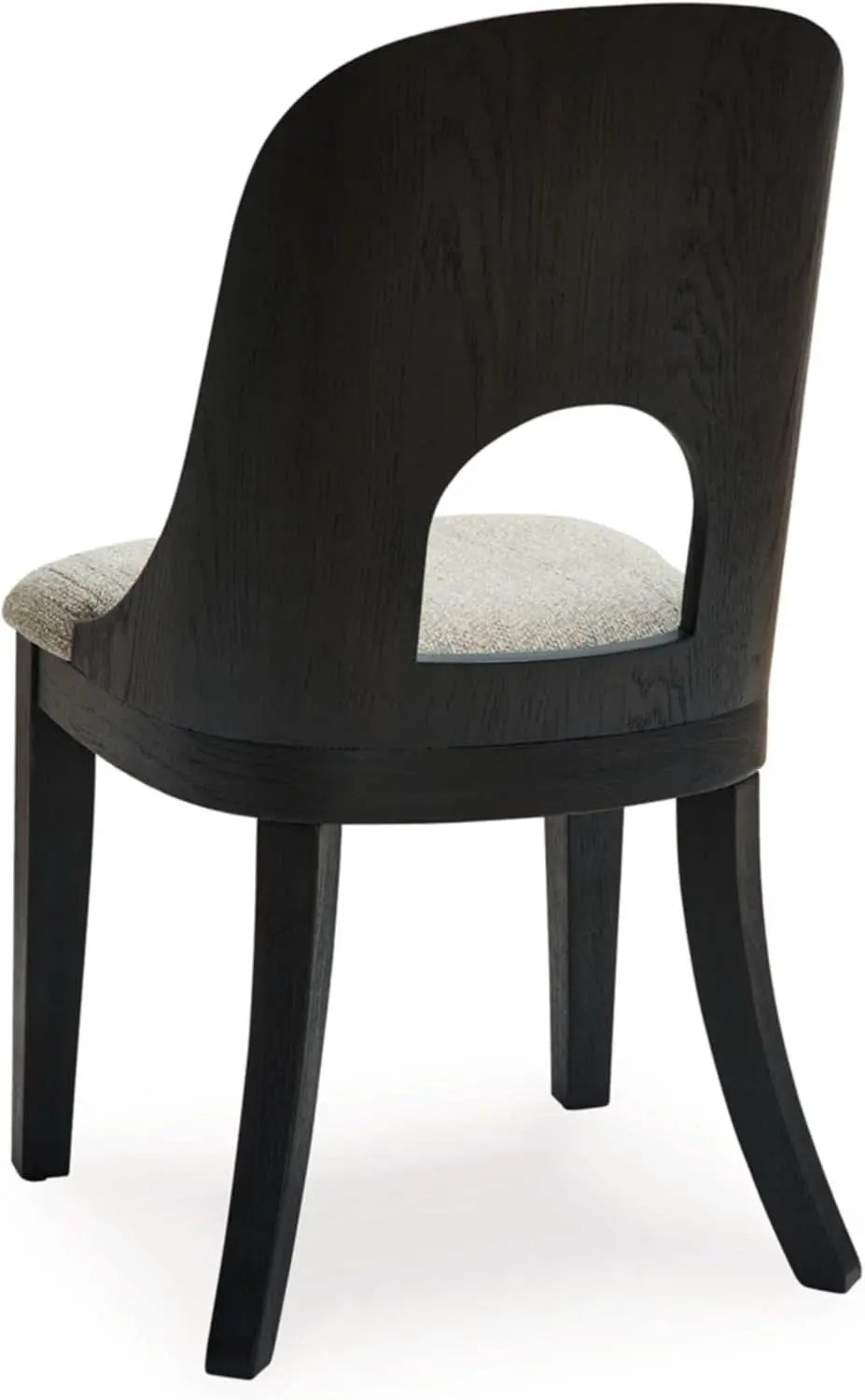 Pair Herringbone Dining Chair Black Gray For Kitchen from PriceLows™