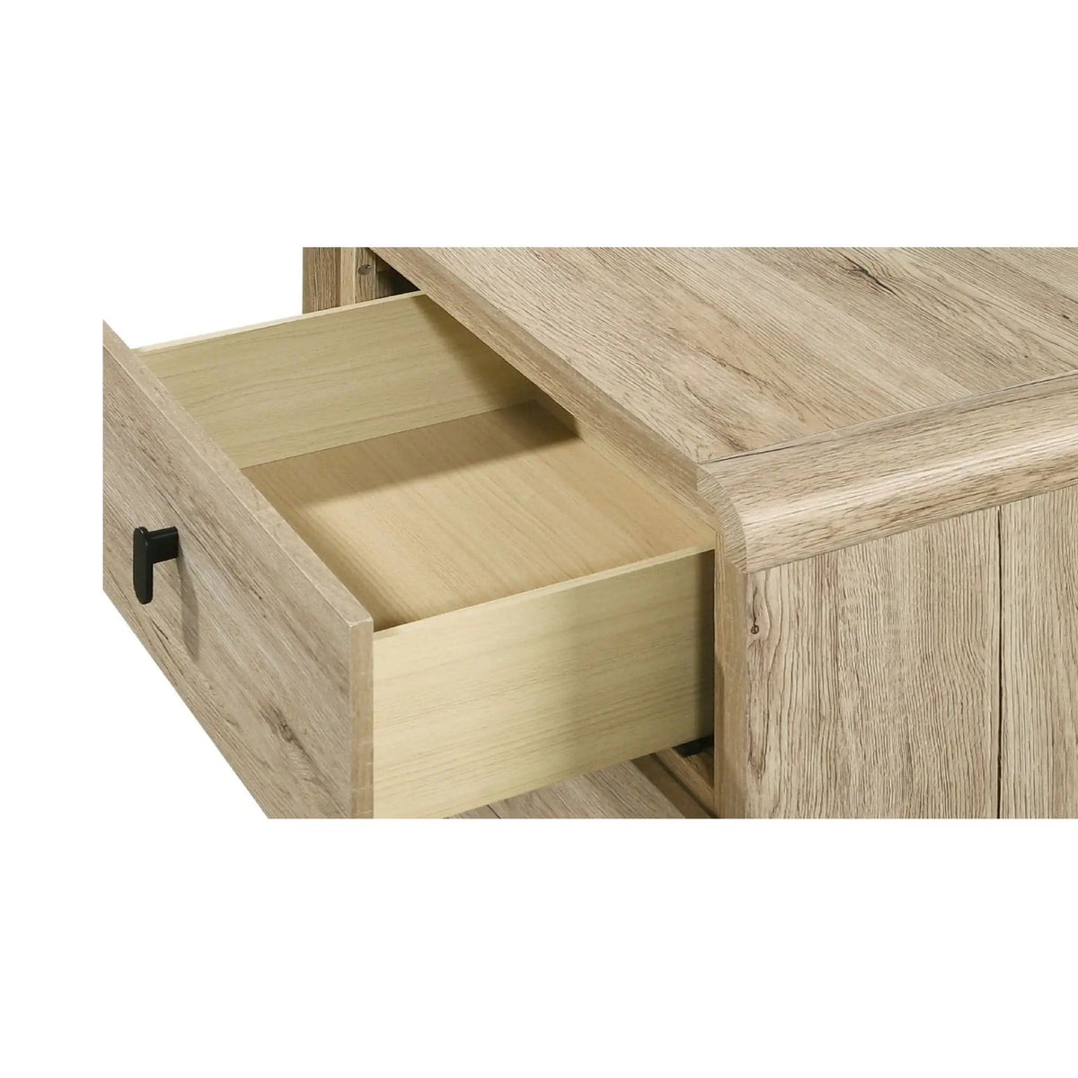 Chest With 5 Drawers - | 35.43 x 15.59 x 52.36 in | Wood | Beige