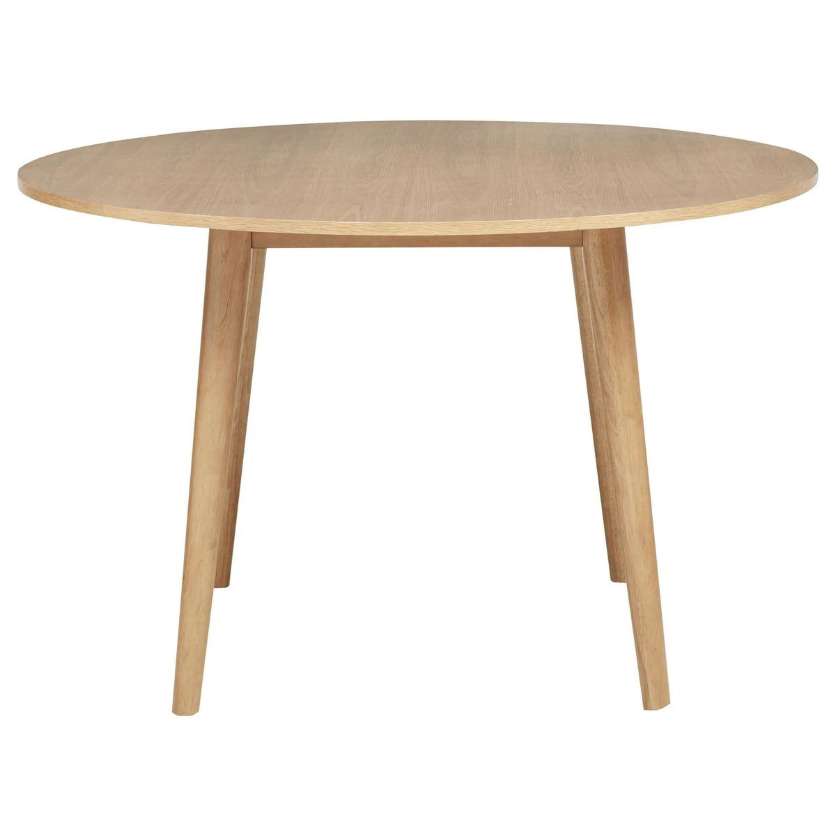 Andrews 48-inch Round Wood Dining Room Table Light Ash | 48 x 48 x 30.25 in | Rubberwood & Engineered Wood | Dining Room