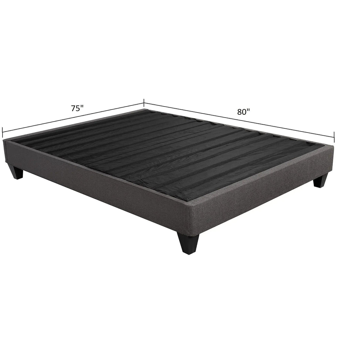 Platform Bed Base | 14 Inch Upholstered | Mattress Foundation