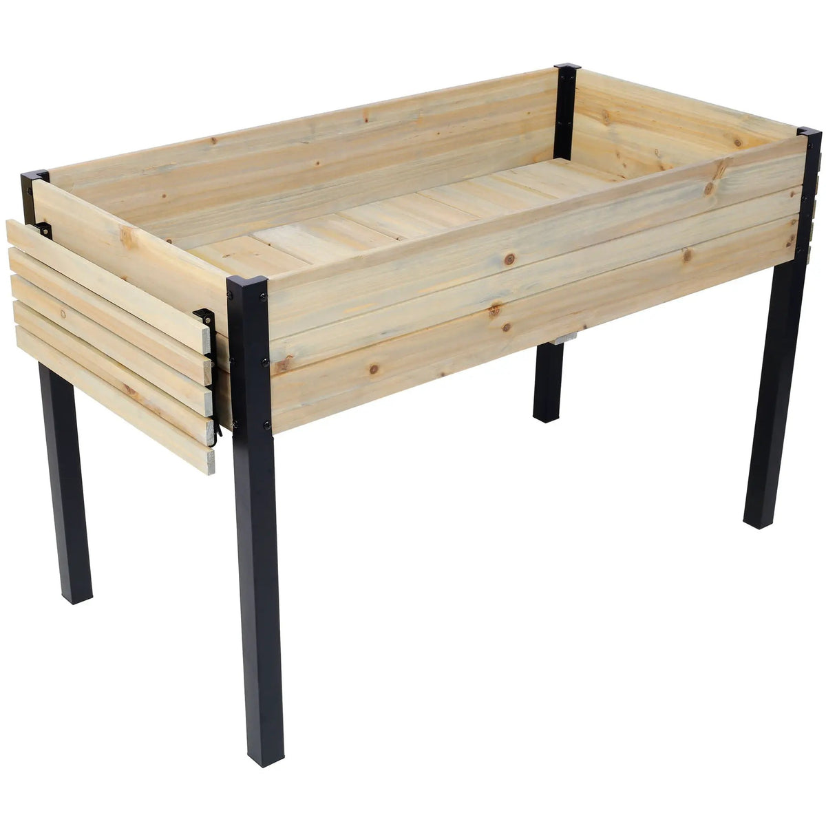 Raised Garden Bed | Premium Fir Wood | Folding Storage Shelf