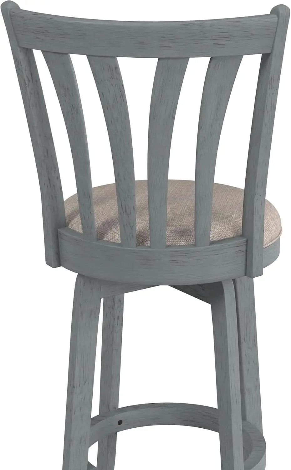 Bar Height Swivel Stool 30 Inch Blue Wire Brush Finish from PriceLows™