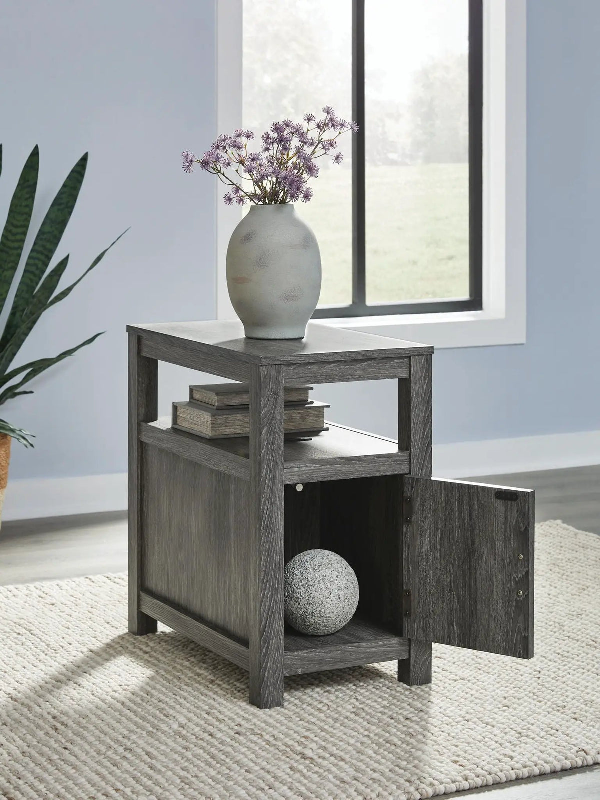 Fendenmore Chairside End Table | Storage Cabinet | Sofa-Side Function | Stylish Design