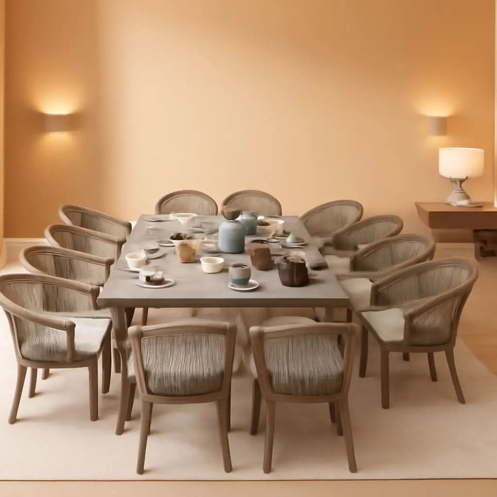 Patio Dining Set For 10 All-Weather Wicker Aluminum Table from PriceLows™