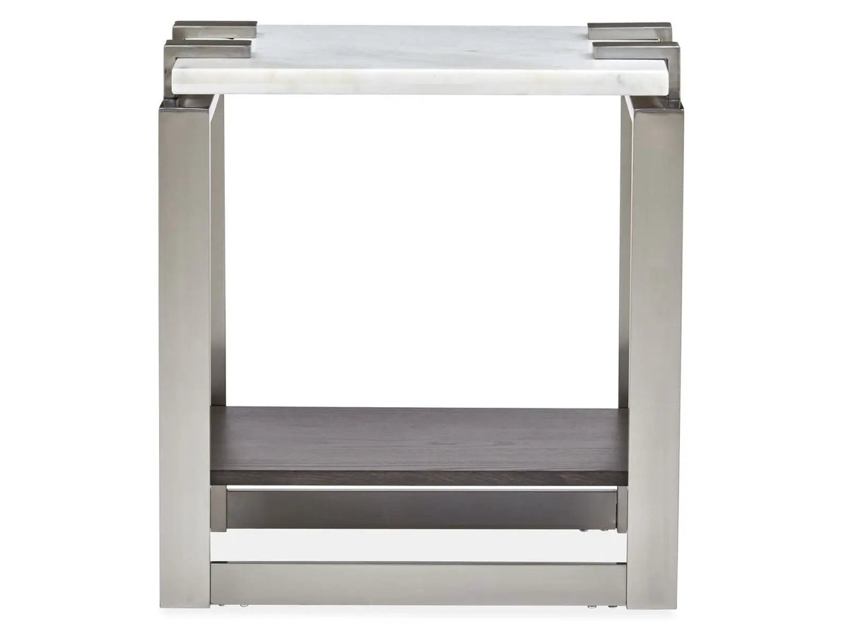 Paradox Rectangular End Table | 26 Inch Length | Modern Lifestyle Design | 24 Inch Height