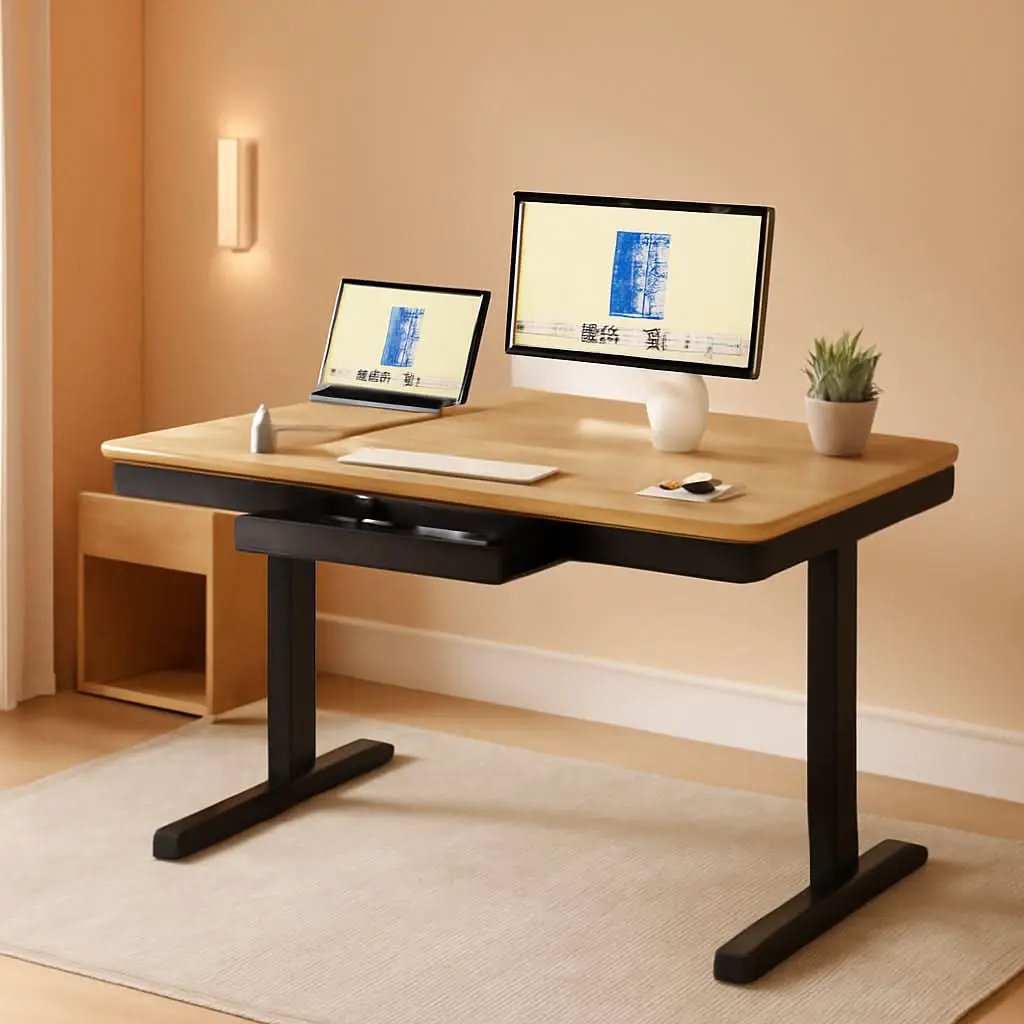Electric Standing Desk With USB Ports And Adjustable Height from PriceLows™
