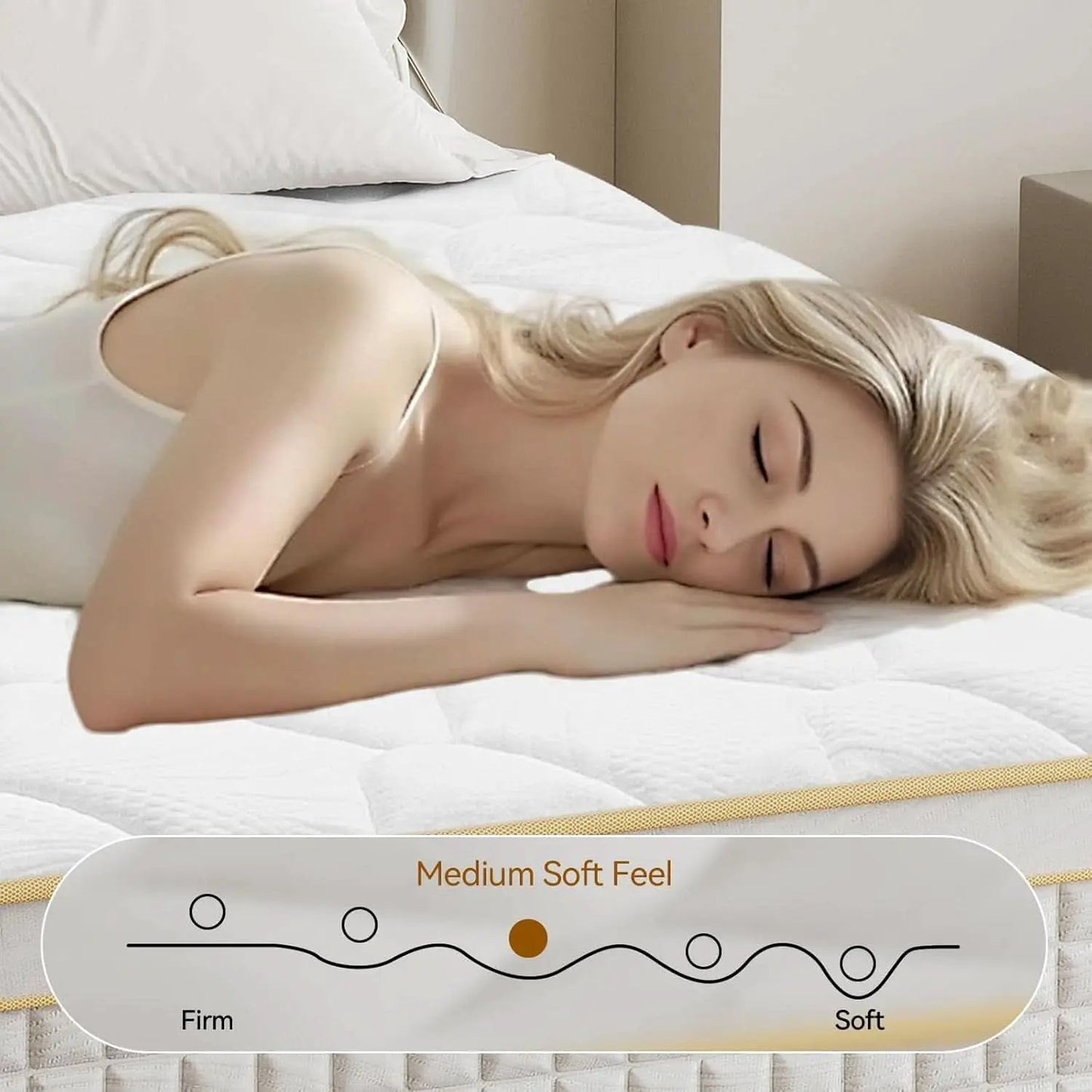 King Hybrid Mattress Twelve Inches CertipurUS Memory Foam from PriceLows™