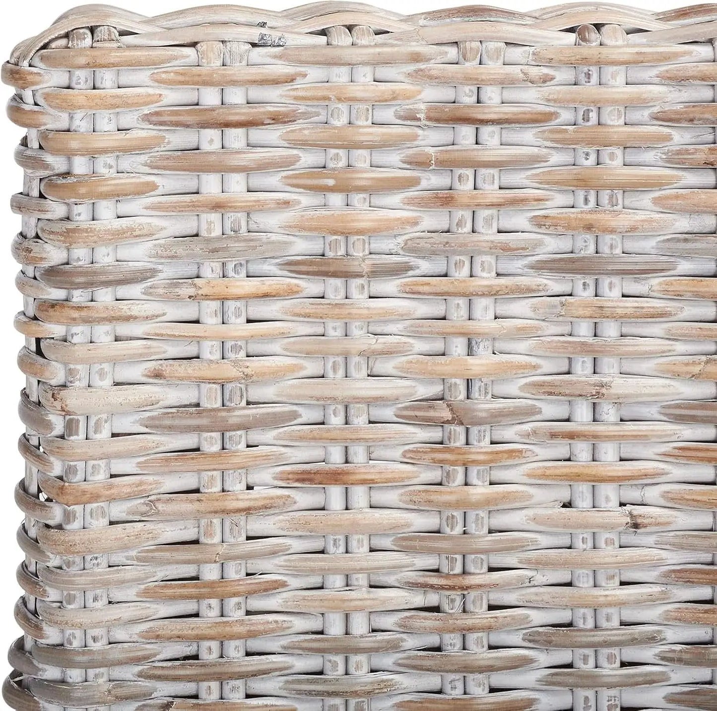 Grey Wash Rattan 30 Inch Bar Stool With Parsons Legs from PriceLows™