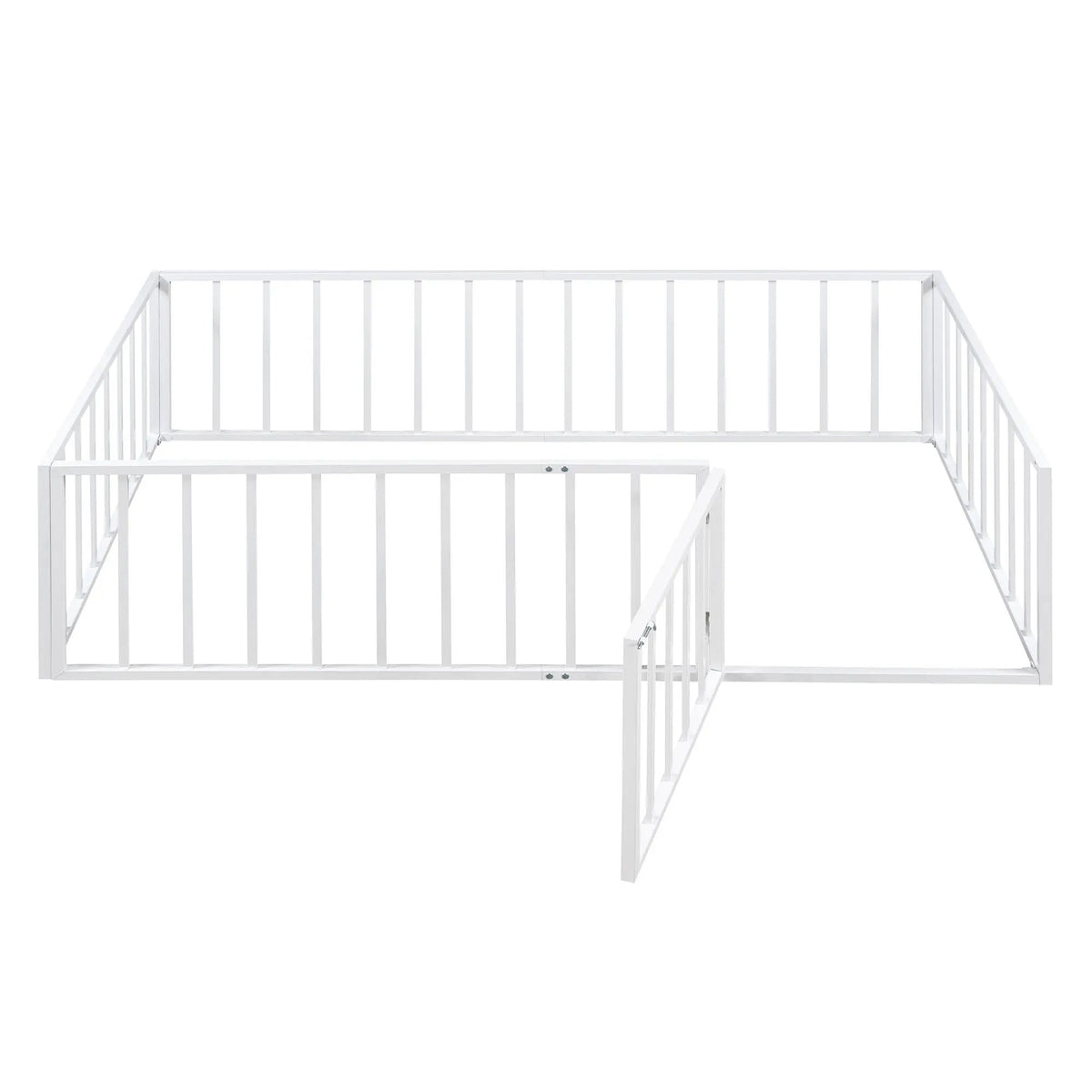 Metal Floor Bed Frame | Raised Fence Gate | Low Platform Design