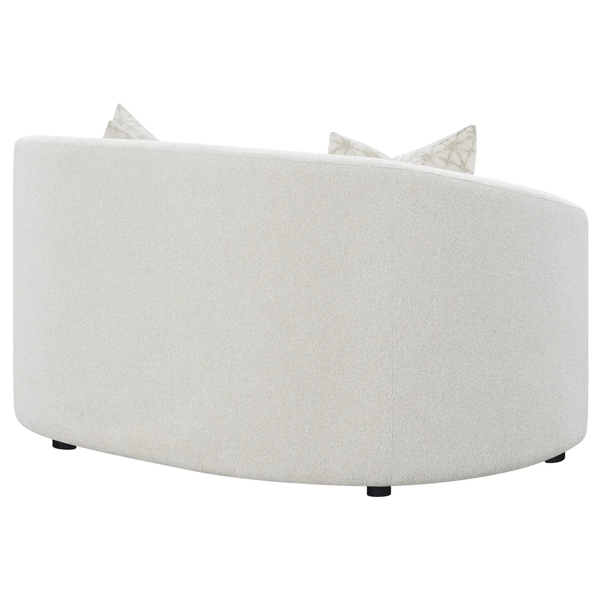 Rainn Boucle Upholstered Sloped Arm Loveseat Latte | 65.5 x 40 x 33 in | Boucle & Fabric | Living Room