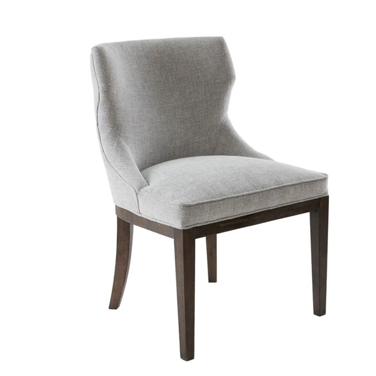 Hutton Dining Side Chairs | Set Of 2 | Gray | 4.5 Inch Thick Seat Cushion