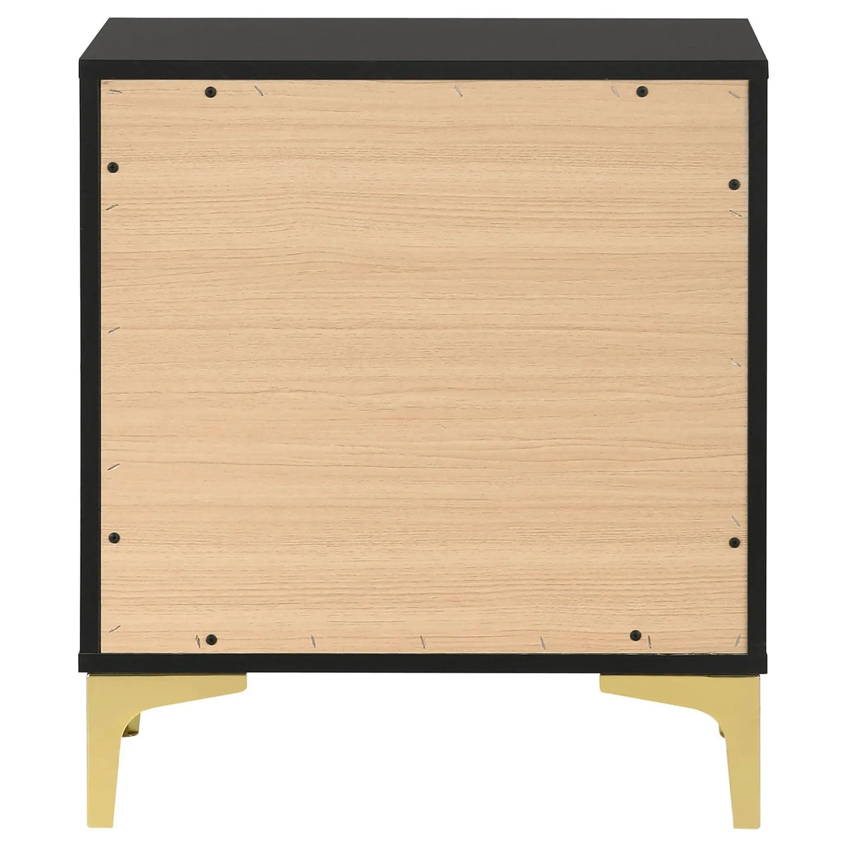 Kendall 2-drawer Nightstand | 21.75 x 15.75 x 24.75 in | 2-Drawer | Black
