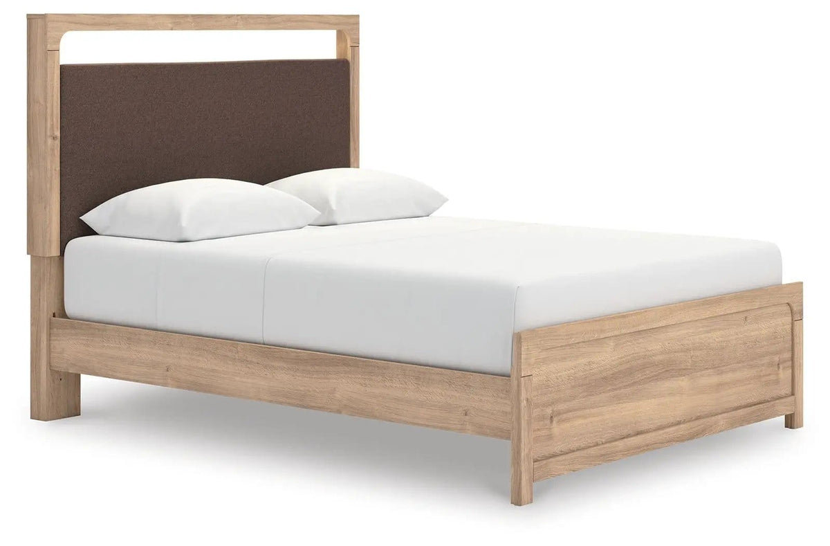 Kinlanni Upholstered Platform Bed | 2 Pieces | Fabric & Wood | Bedroom