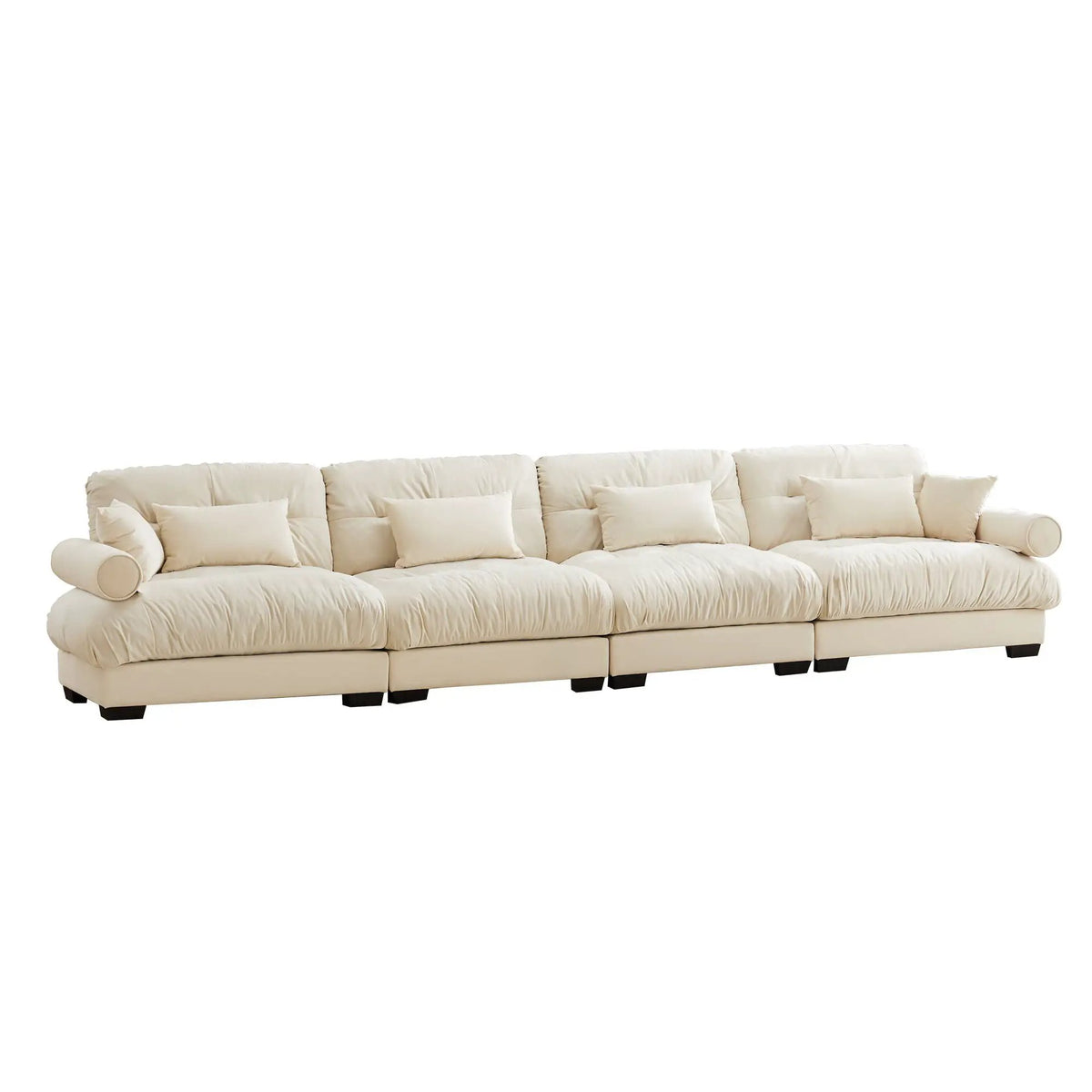 Sectional Sofa | Deep Seat Convertible | Modular Vintage | Oversized