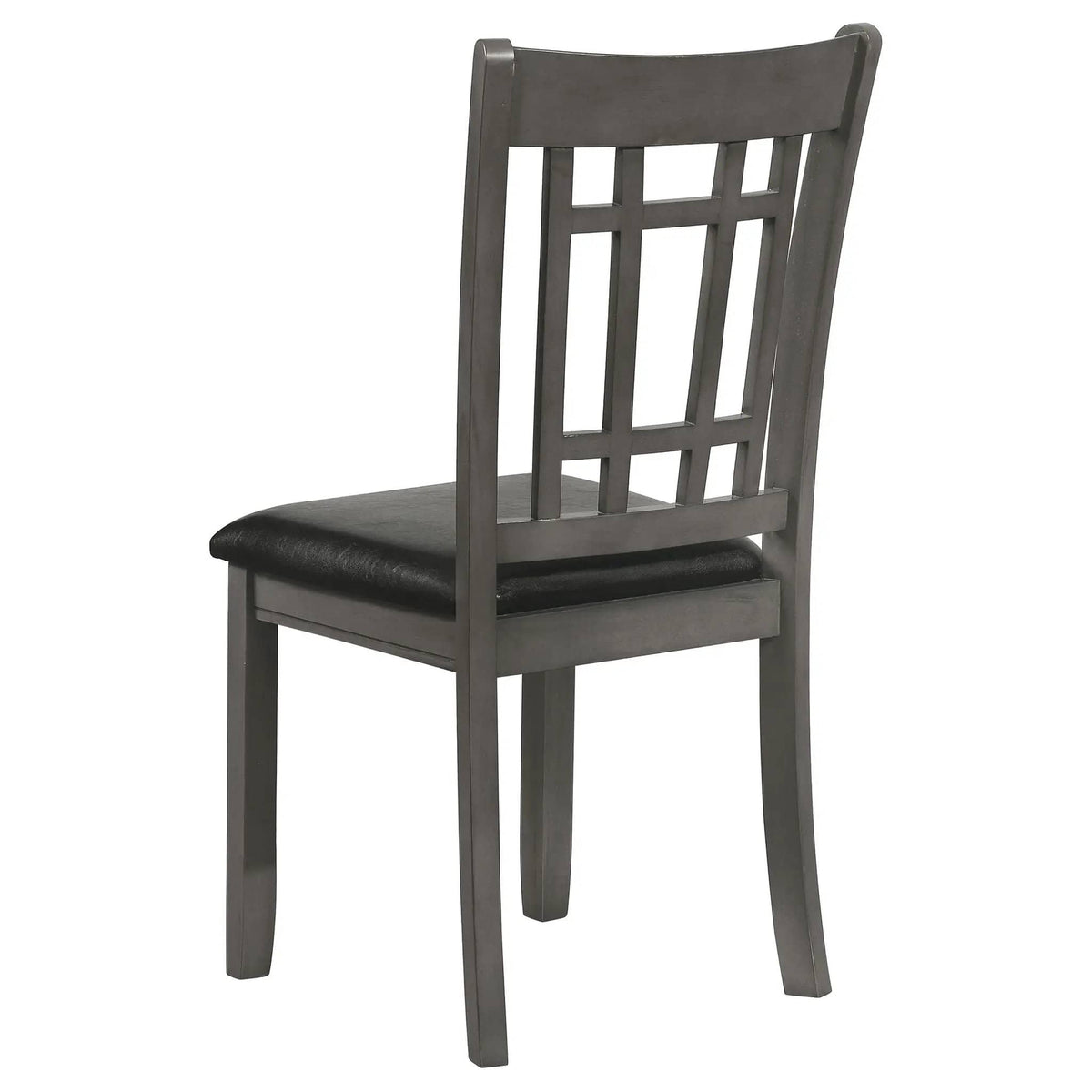 Lavon Wood Dining Side Chair Black and Medium Grey (Set of 2) | 18.5 x 21.25 x 38.25 in | Wood | Dining Room