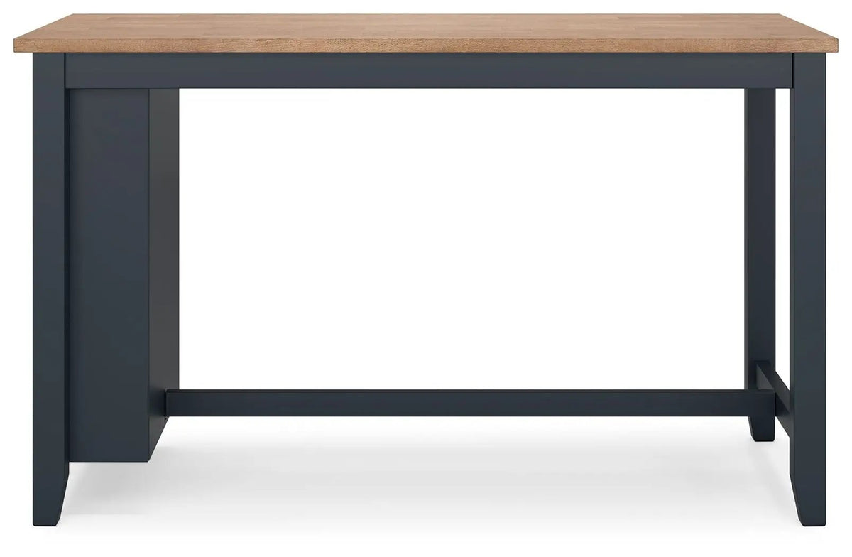 Gesthaven Counter Height Table | Rectangular Dining Room | 60 Inch Width | Natural Wood Tone