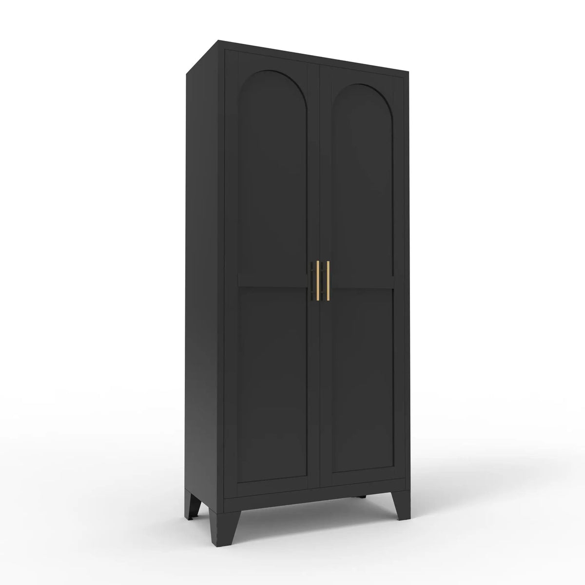 Metal Storage Cabinet | Doors And Adjustable Shelves | Corrosion-Resistant Steel | 70.87 Inch Height