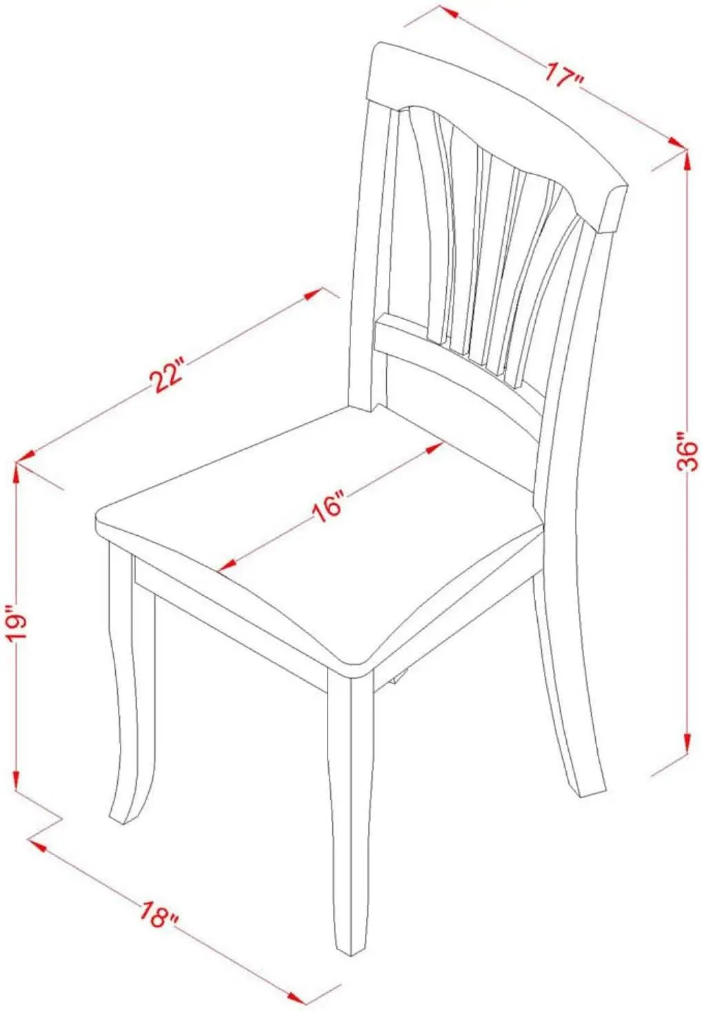 Avon Dining Chairs Set Of 2 Saddle Brown Faux Leather Upholstered Wood from PriceLows™