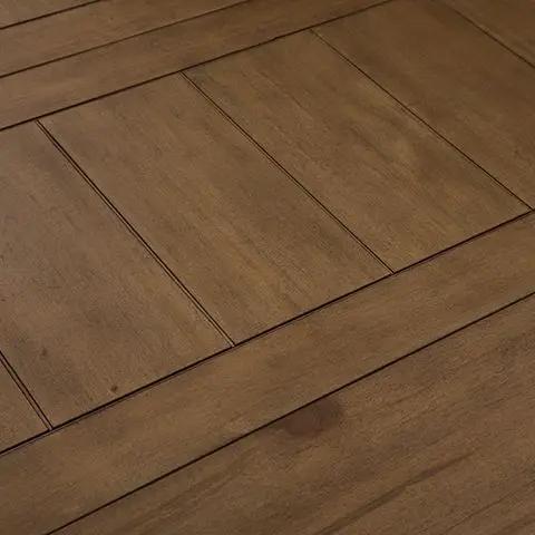Rylandeen Counter Height Extension Table | Light Brown And Dark Brown | 86 Inch Width | One Leaf