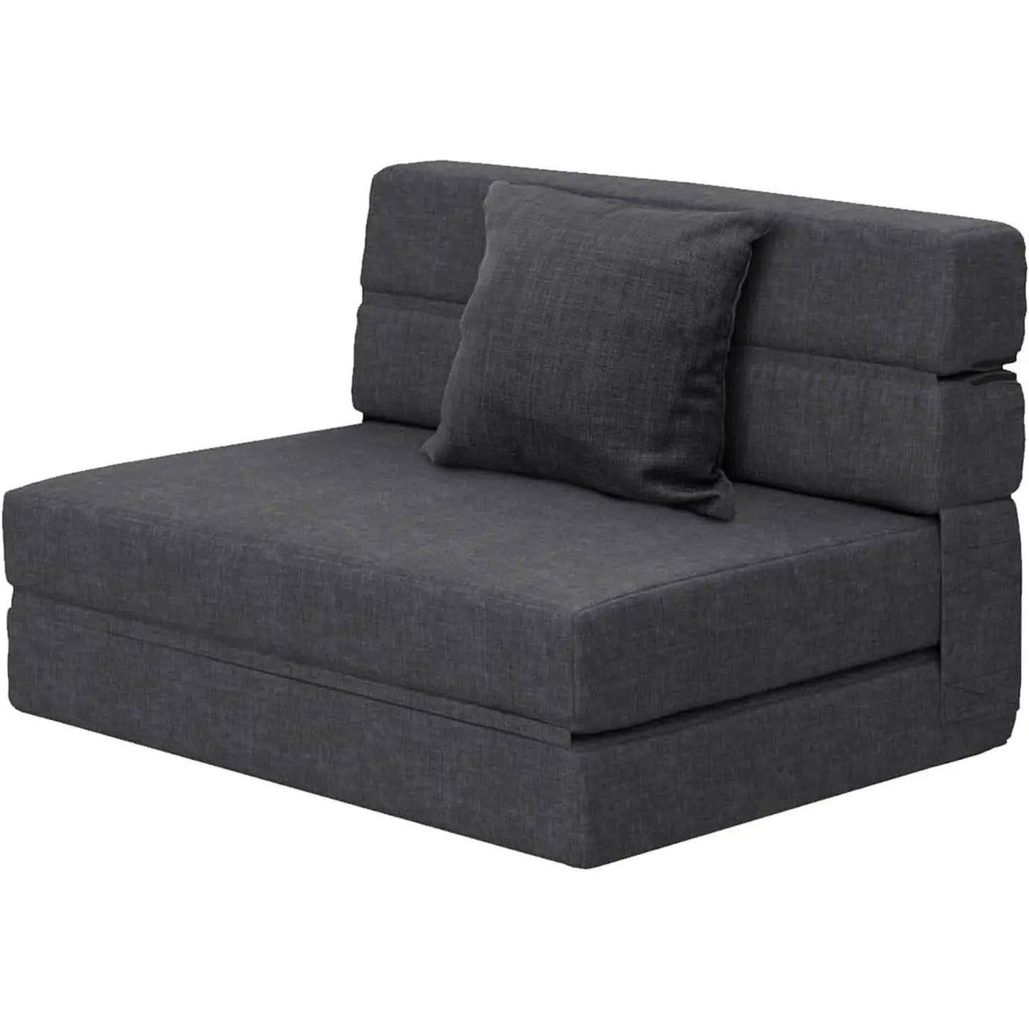 Memory Foam Sleeper Chair With Washable Cover Dark Gray from PriceLows™