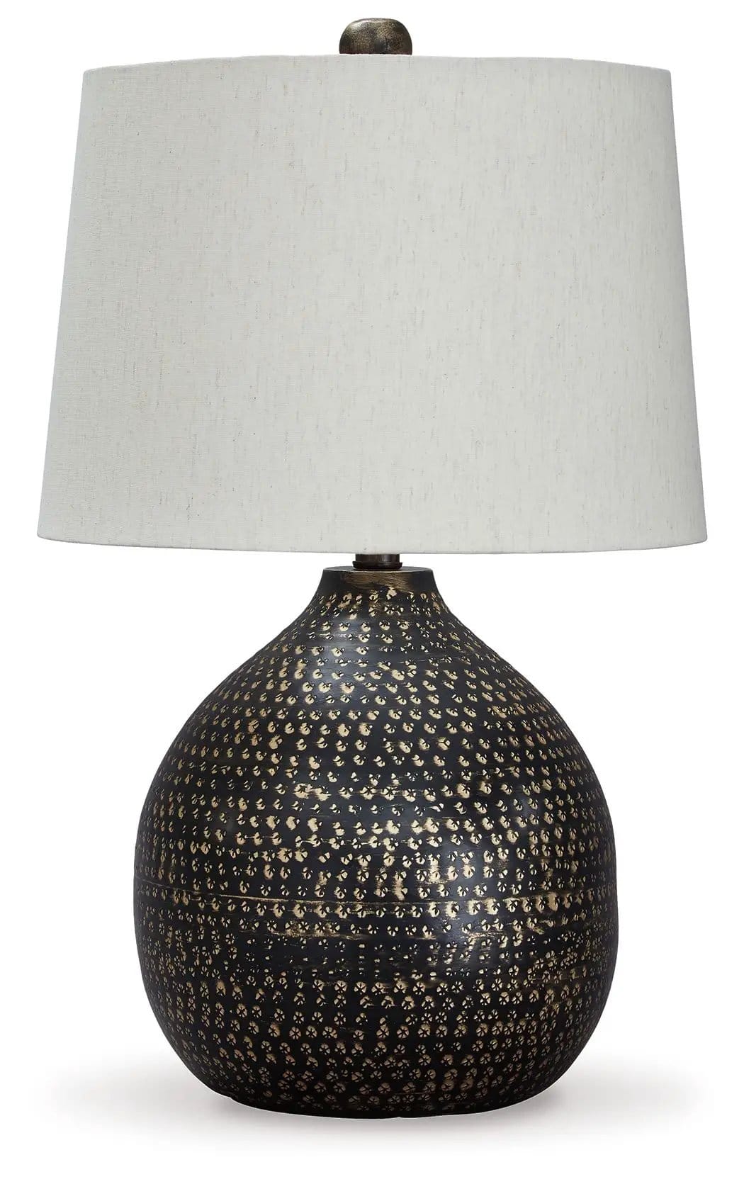 Maire Metal Table Lamp | 15 x 15 x 25 in | Metal | Black / Gold Finish