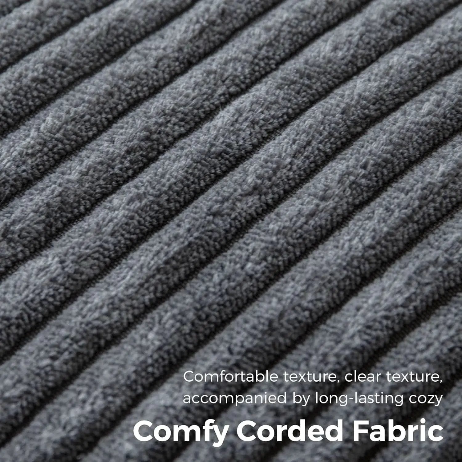 Graphite Grey Foldable SofaBed With Lumbar Support from PriceLows™