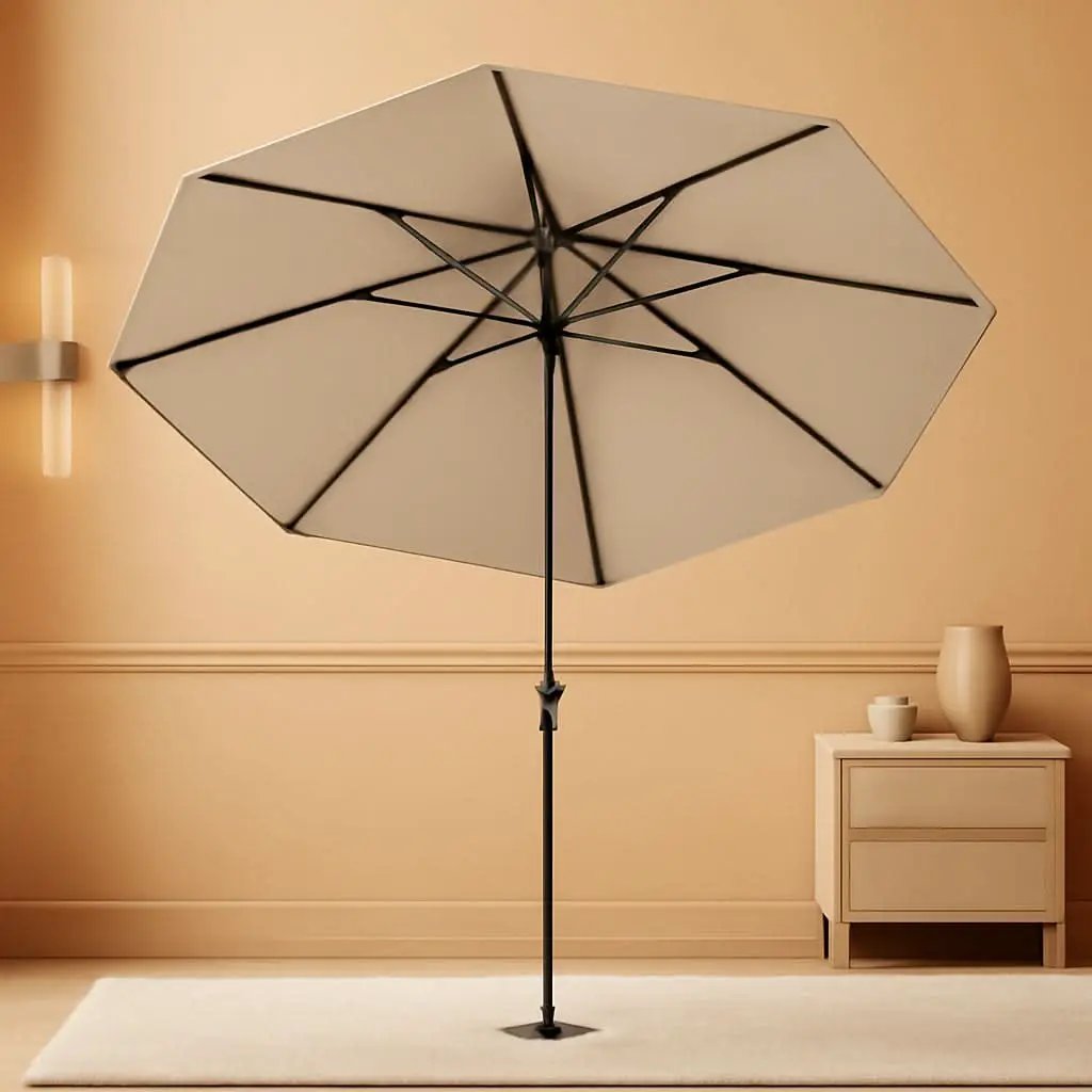 Large Patio Market Outdoor Umbrella With Push Button Tilt from PriceLows™