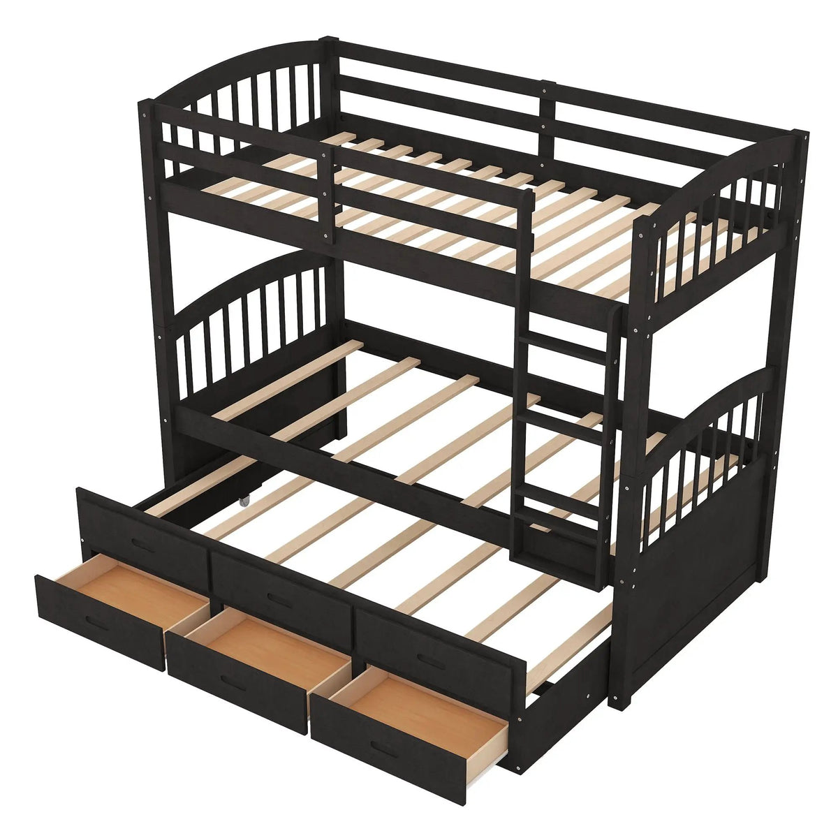 Bunk Bed | Pull Out Trundle | Storage Drawers | Twin Size