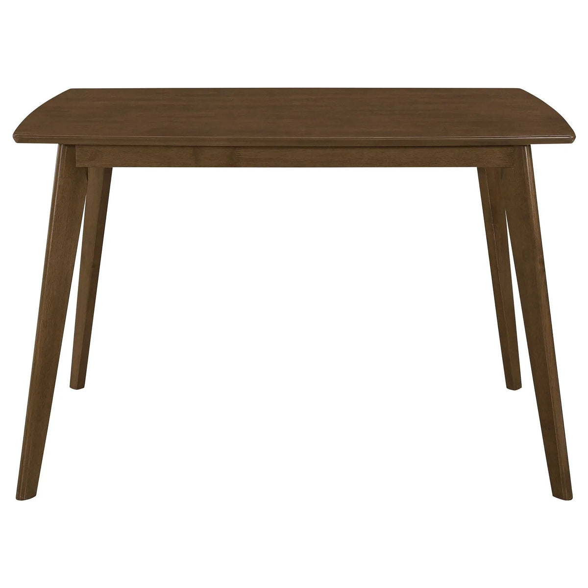 Kersey Rectangular 47-inch Wood Dining Table Chestnut | 47.25 x 29.5 x 30 in | Rubberwood & Engineered Wood | Dining Room